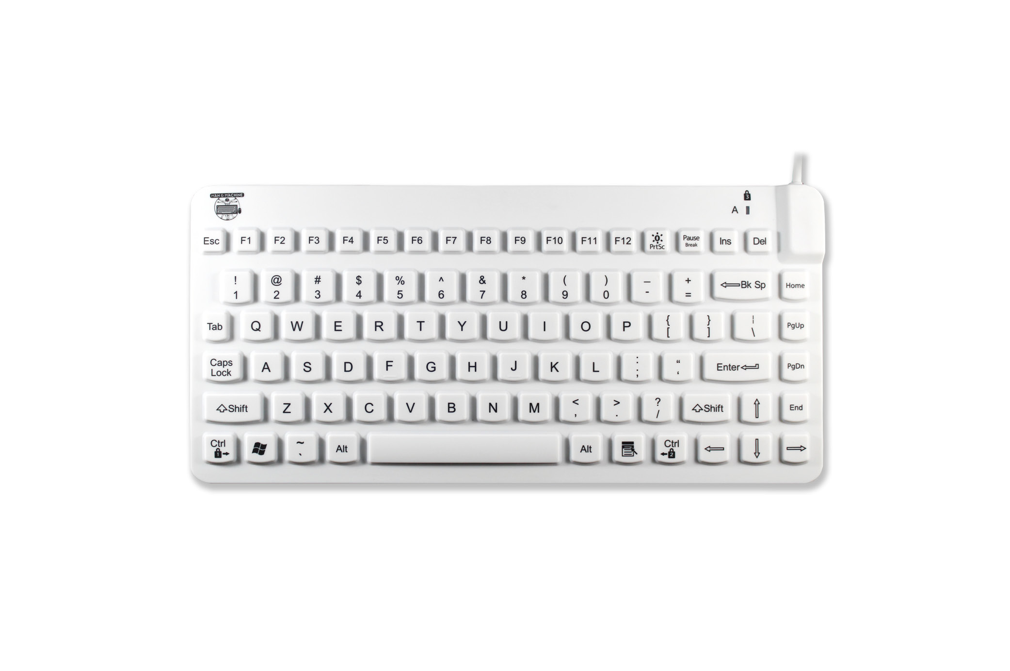 Man & Machine Keyboard SlimCool LP USB (DE)